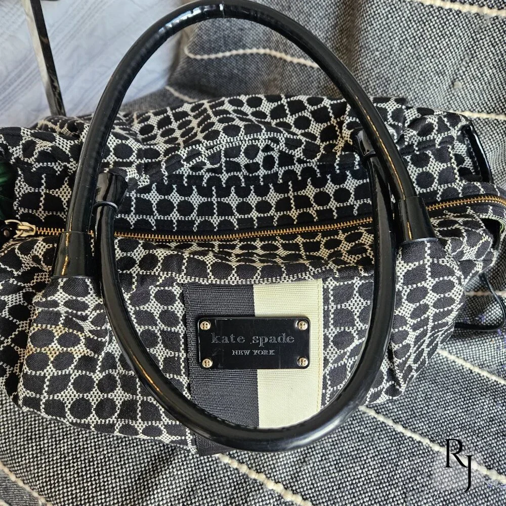 Kate Spade Classic Noel Henry Geometric Diaper Tote Bag - No Pad - Picture 3 of 16